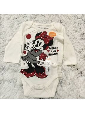Disneys Jumping Beans Minnie Mouse baby girl 3 month bodysuit NWT